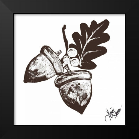 Rustic Birch Trail Accent III Black Modern Wood Framed Art Print by Ritter, Gina