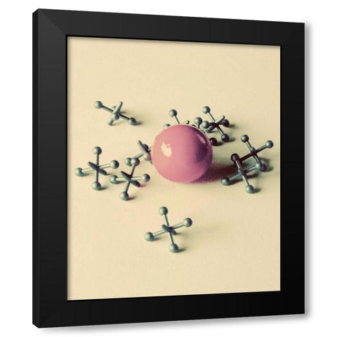 Enjoy the Little Things Black Modern Wood Framed Art Print with Double Matting by Peck, Gail