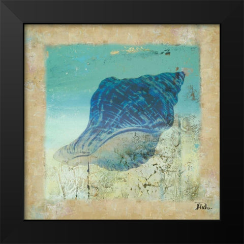 Fusion of the Sea I Black Modern Wood Framed Art Print by Pinto, Patricia