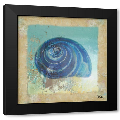 Fusion of the Sea II Black Modern Wood Framed Art Print by Pinto, Patricia