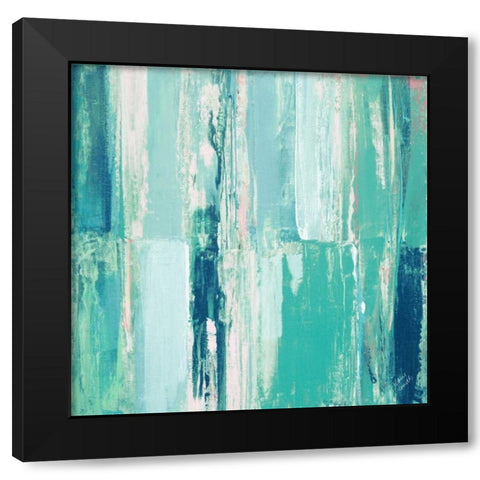 Deepest Blue Strengths Black Modern Wood Framed Art Print by Loreth, Lanie
