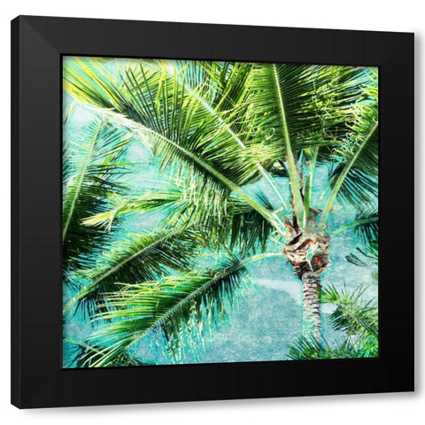 Wild Palm Black Modern Wood Framed Art Print with Double Matting by Bryant, Susan