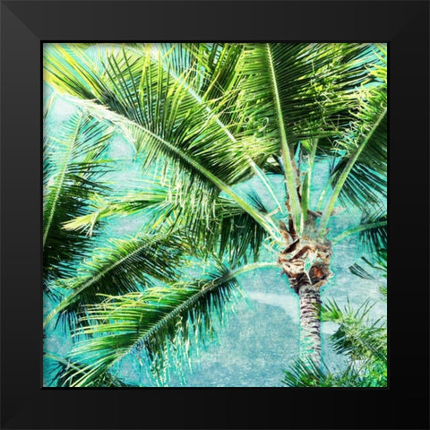 Wild Palm Black Modern Wood Framed Art Print by Bryant, Susan