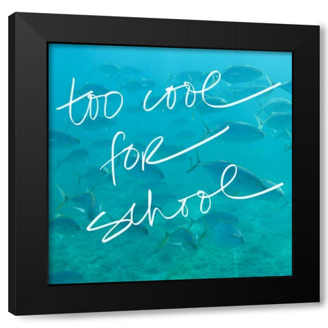 Too Cool Black Modern Wood Framed Art Print with Double Matting by Bryant, Susan