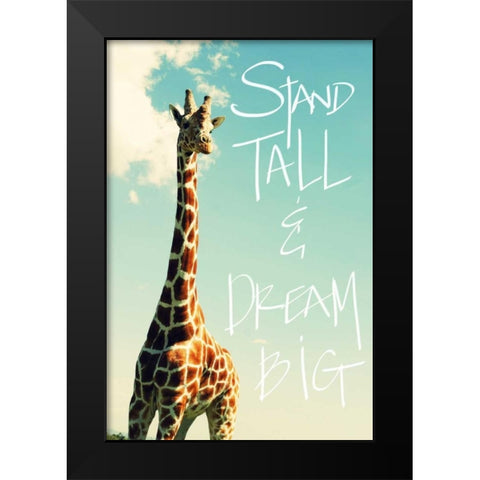 Stand Tall Black Modern Wood Framed Art Print by Bryant, Susan