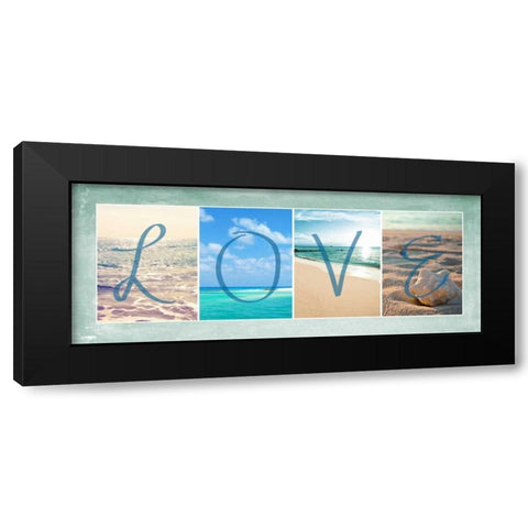 Sea Love Black Modern Wood Framed Art Print by Bryant, Susan