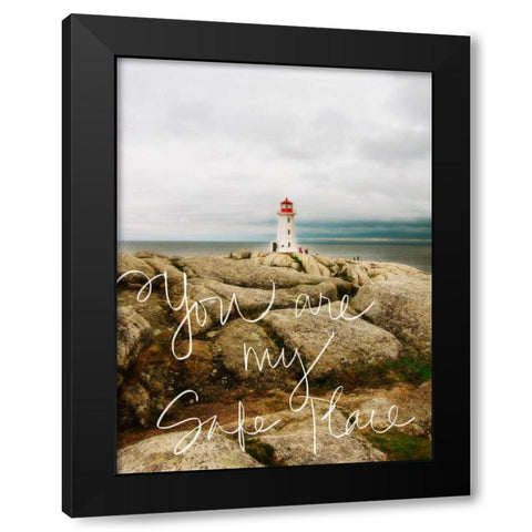 Safe Place Black Modern Wood Framed Art Print by Bryant, Susan