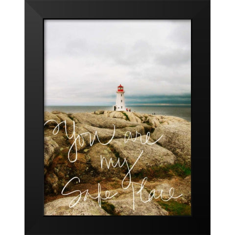 Safe Place Black Modern Wood Framed Art Print by Bryant, Susan
