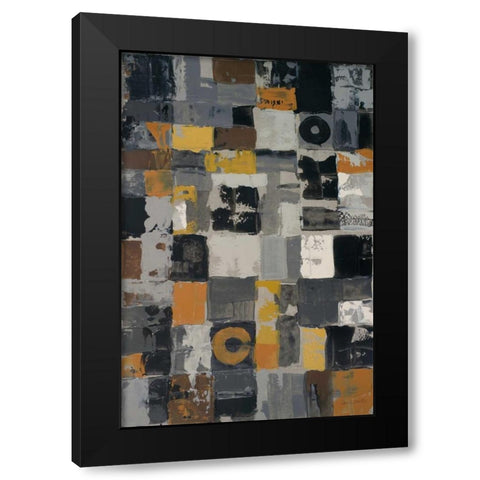 Mid-Town II Black Modern Wood Framed Art Print by Loreth, Lanie