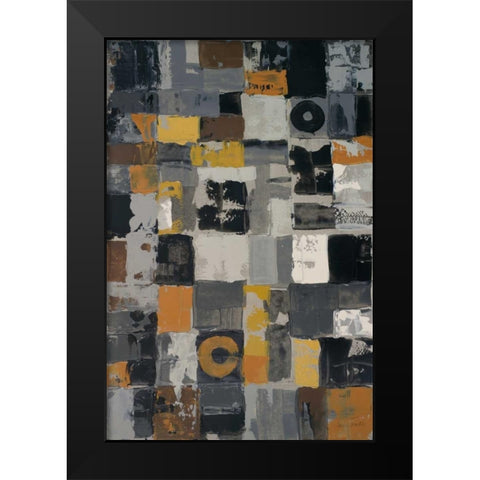 Mid-Town II Black Modern Wood Framed Art Print by Loreth, Lanie