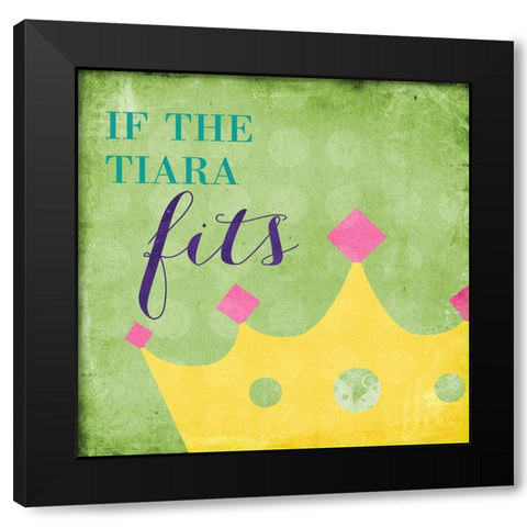 Big Deal II Black Modern Wood Framed Art Print by SD Graphics Studio