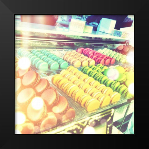 Tasty Treats Black Modern Wood Framed Art Print by Acosta