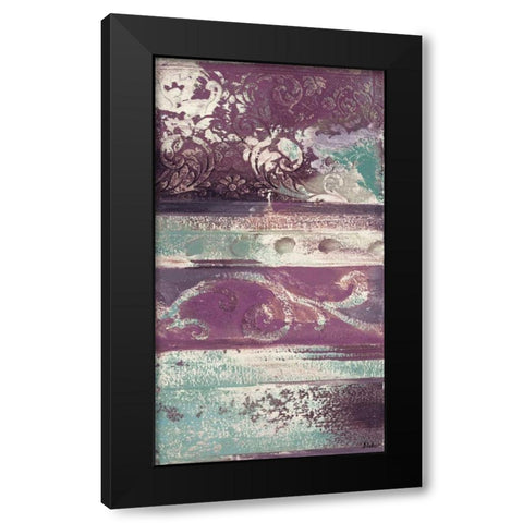 Radiant Sophistication I Black Modern Wood Framed Art Print with Double Matting by Pinto, Patricia