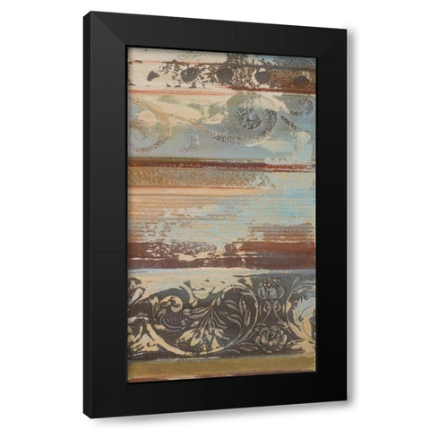 Antique Sophistication II Black Modern Wood Framed Art Print with Double Matting by Pinto, Patricia
