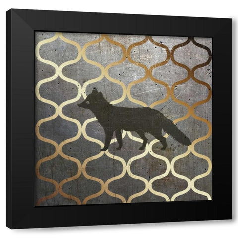 Metallic Nature III Black Modern Wood Framed Art Print by Metz, Andi