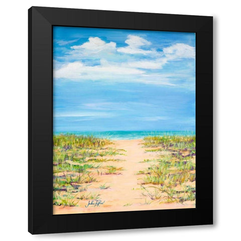 Path to Relaxation Black Modern Wood Framed Art Print by DeRice, Julie
