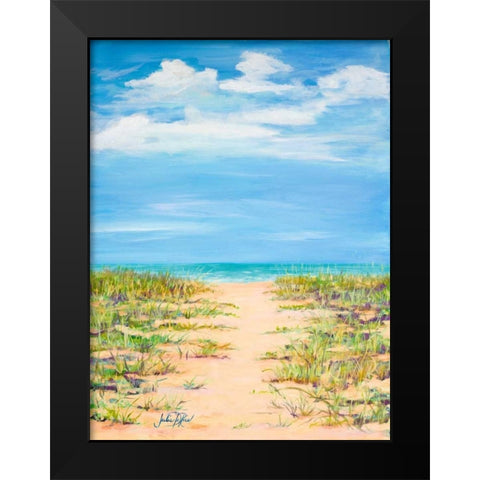 Path to Relaxation Black Modern Wood Framed Art Print by DeRice, Julie