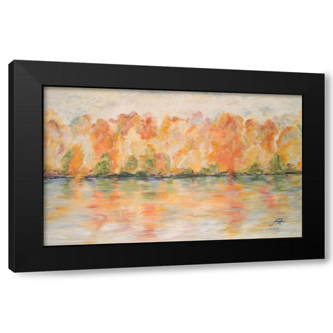 Reflections of Nature Black Modern Wood Framed Art Print with Double Matting by DeRice, Julie