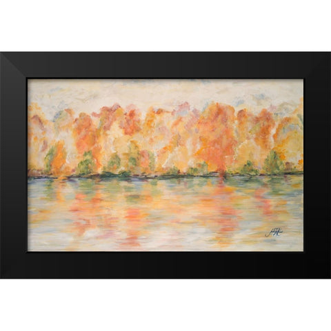 Reflections of Nature Black Modern Wood Framed Art Print by DeRice, Julie