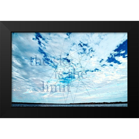 The Sky is the LImit Black Modern Wood Framed Art Print by Nawrocke, Bruce