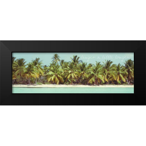 Palms Galore II Black Modern Wood Framed Art Print by Acosta