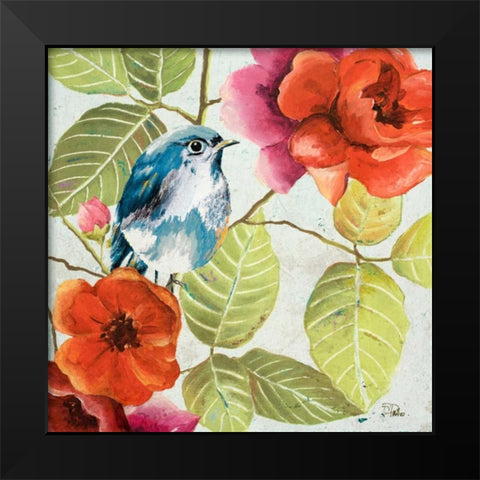 Beautiful Bird I Black Modern Wood Framed Art Print by Pinto, Patricia