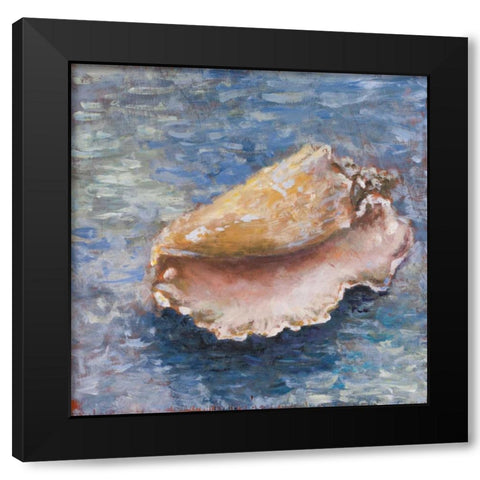 Faded into the Shore I Black Modern Wood Framed Art Print with Double Matting by Johnson, Walt