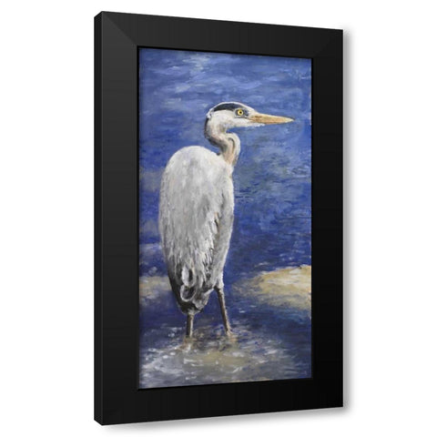 Into the Pond II Black Modern Wood Framed Art Print by Johnson, Walt
