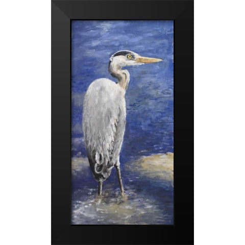 Into the Pond II Black Modern Wood Framed Art Print by Johnson, Walt