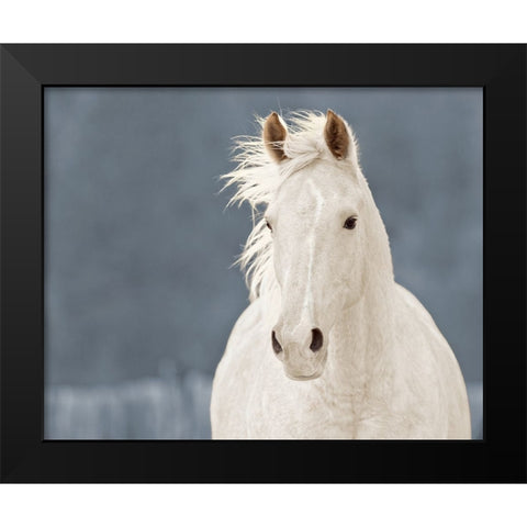 The Lucky One Black Modern Wood Framed Art Print by Walker, Carol