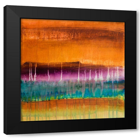 Mountain Majesty Square II Black Modern Wood Framed Art Print by Loreth, Lanie