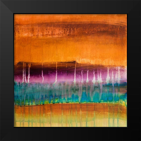 Mountain Majesty Square II Black Modern Wood Framed Art Print by Loreth, Lanie