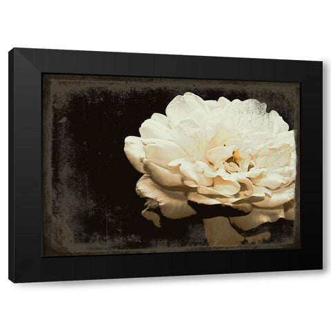 Blooming Elegance Black Modern Wood Framed Art Print by Navas, Emily