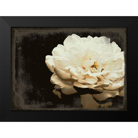 Blooming Elegance Black Modern Wood Framed Art Print by Navas, Emily