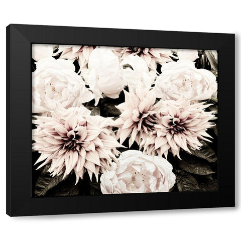 White Washed Garden Black Modern Wood Framed Art Print by Navas, Emily