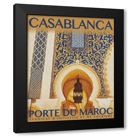 Destination Morocco I Black Modern Wood Framed Art Print with Double Matting by Navas, Emily