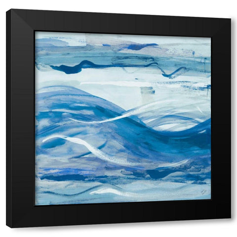 Blue Bossa Nova I Black Modern Wood Framed Art Print by Loreth, Lanie