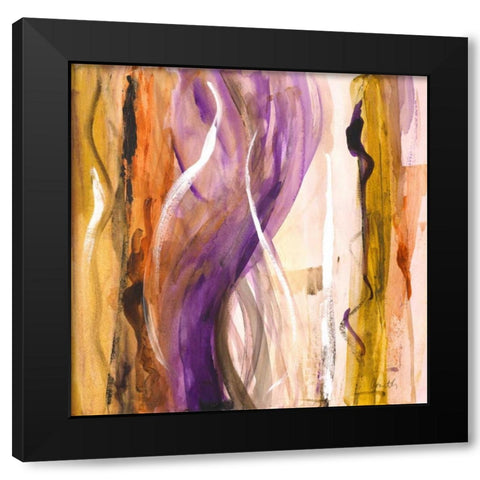 Bossa Nova I Black Modern Wood Framed Art Print with Double Matting by Loreth, Lanie