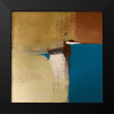 Discovery Square II Black Modern Wood Framed Art Print by Loreth, Lanie