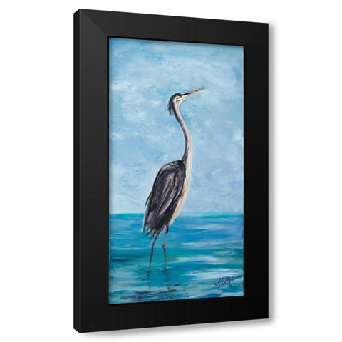 Among the Water II Black Modern Wood Framed Art Print by DeRice, Julie