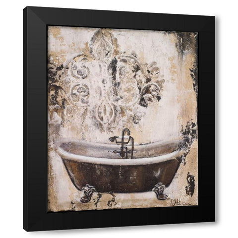 Bronze Bath I Black Modern Wood Framed Art Print with Double Matting by Hakimipour, Tiffany
