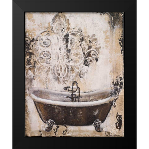 Bronze Bath I Black Modern Wood Framed Art Print by Hakimipour, Tiffany