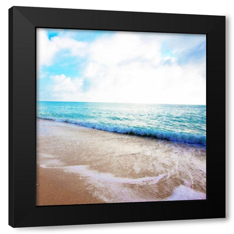 Golden Sands I Black Modern Wood Framed Art Print by Bryant, Susan