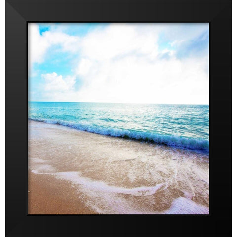 Golden Sands I Black Modern Wood Framed Art Print by Bryant, Susan