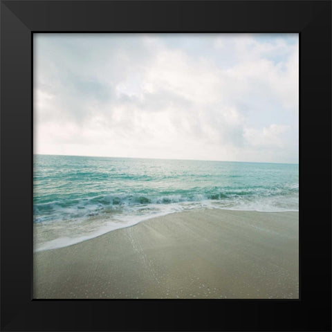 Beach Scene II Black Modern Wood Framed Art Print by Bryant, Susan