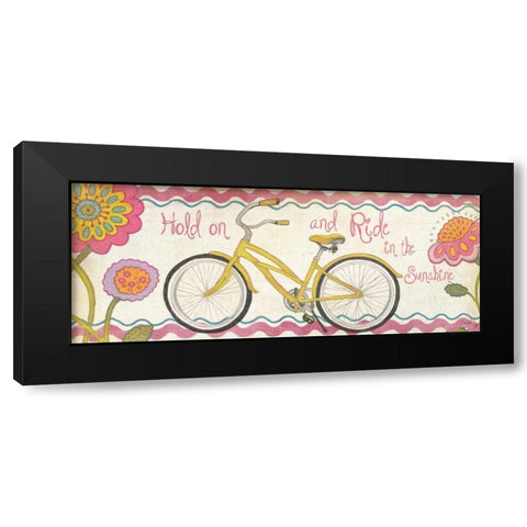 Fun Wheels I Black Modern Wood Framed Art Print with Double Matting by Medley, Elizabeth