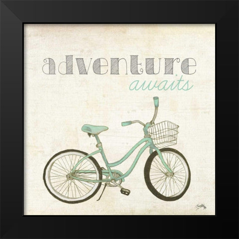 Explore and Adventure II Black Modern Wood Framed Art Print by Medley, Elizabeth