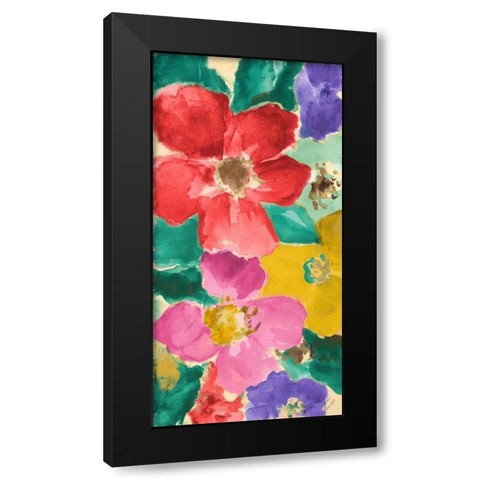 Spring Sonata I Black Modern Wood Framed Art Print with Double Matting by Loreth, Lanie