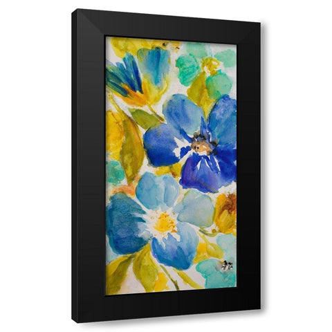 Summer Sonata II Black Modern Wood Framed Art Print by Loreth, Lanie