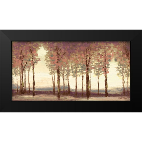 Forest Panel Black Modern Wood Framed Art Print by Marcon, Michael